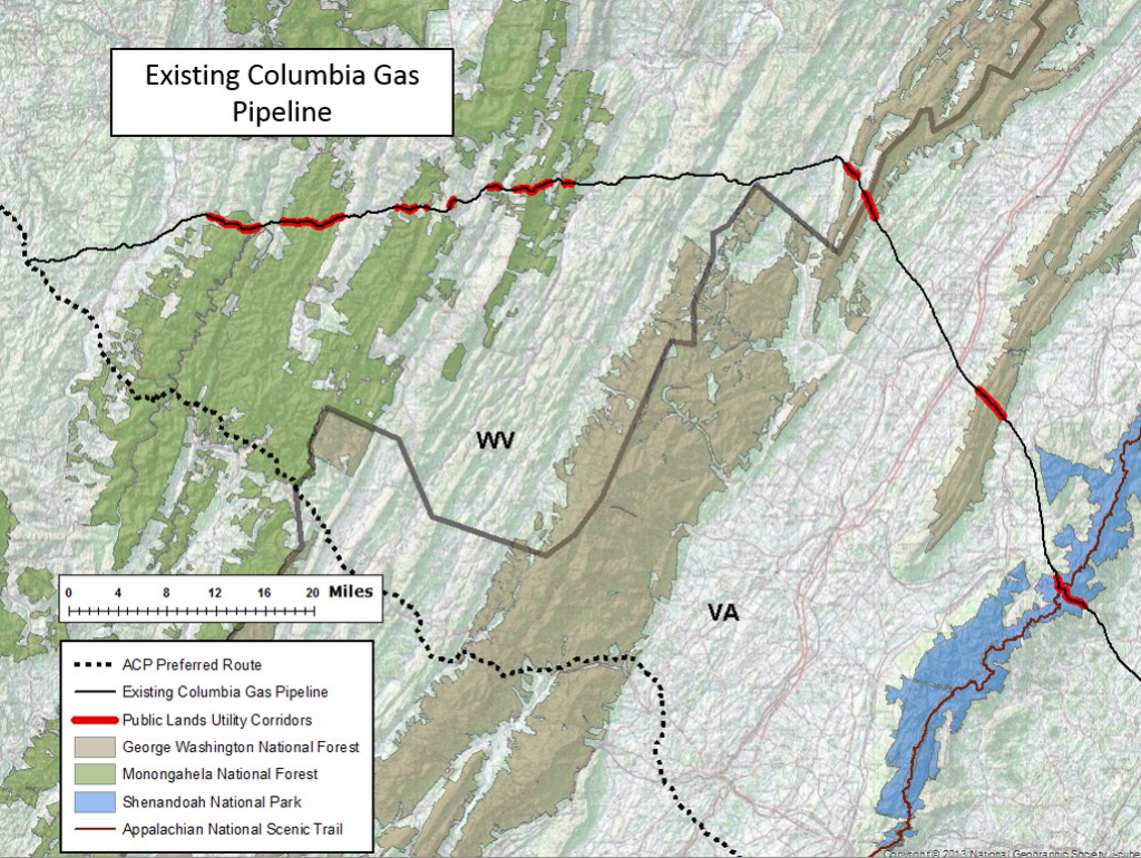 Columbia Gas pipeline.